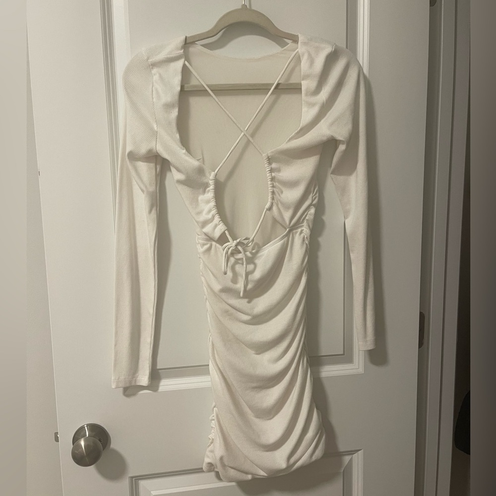 Princess Polly newton mini dress white - Picture 4 of 5